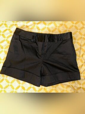 NWT Express Black Cuff Chino Shorts - 6